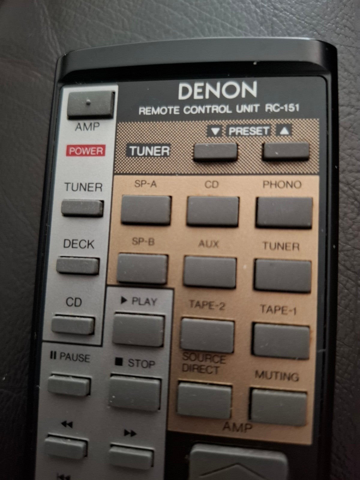 Denon RC-151, Ophalen
