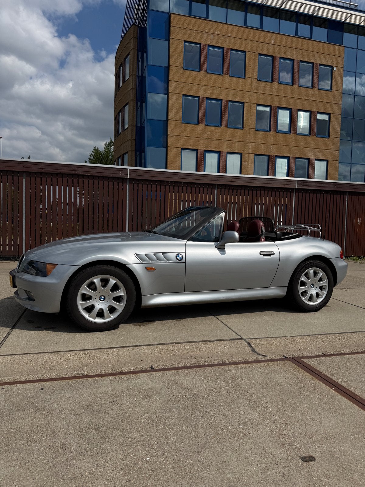 BMW Z3 1.9 103KW 1997 Grijs, Auto's, 1160 kg, Achterwielaandrijving, 4 cilinders, Cabriolet