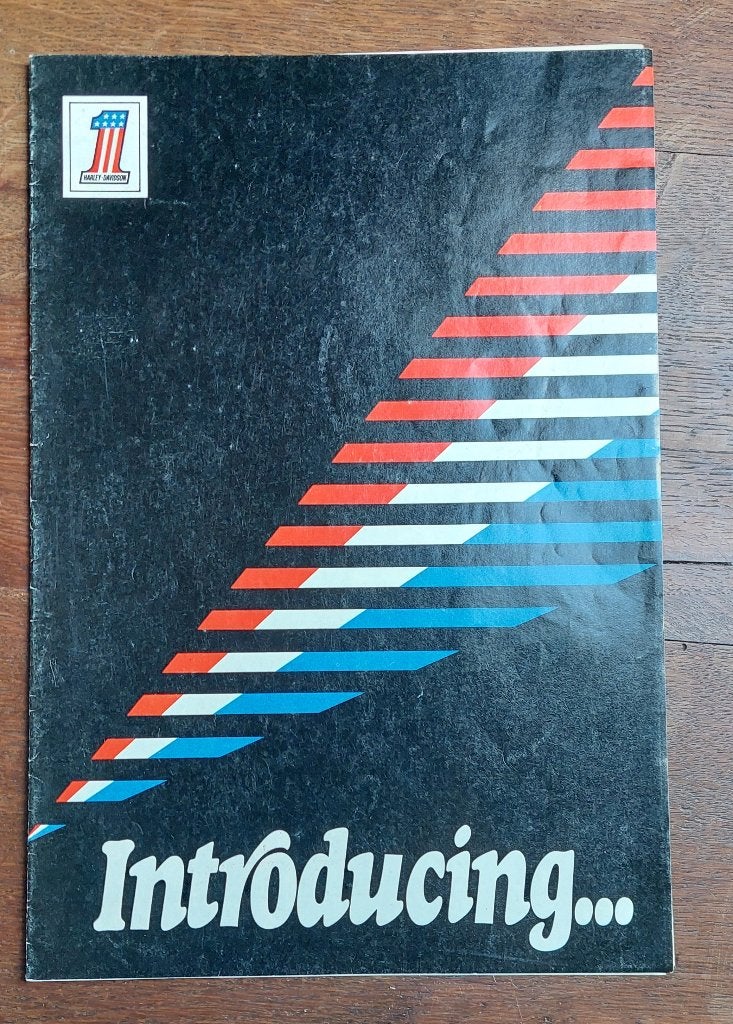 Harley Davidson folder 1973, Motoren, Ophalen of Verzenden, Harley-Davidson of Buell