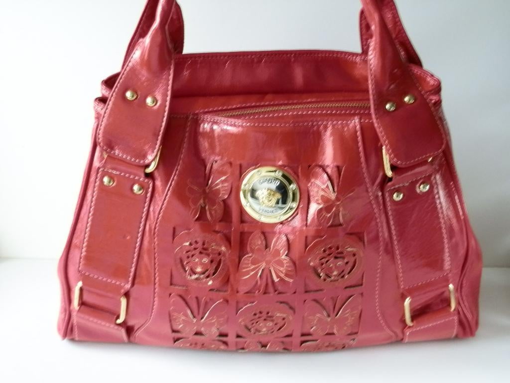 Versace Gianni damestas., Ophalen of Verzenden, Zo goed als nieuw, Rood, Overige typen