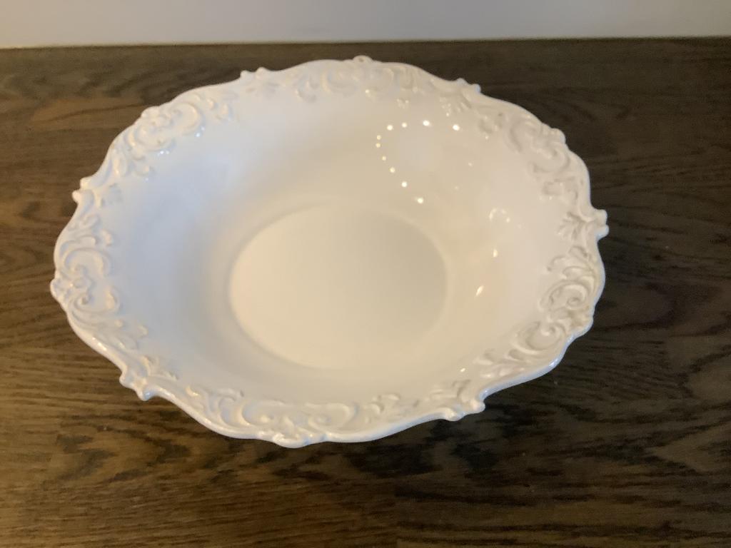 Lifestyle ,saladeschaal,fruitschaal, Ophalen of Verzenden, Zo goed als nieuw, Aardewerk, Schaal of Schalen