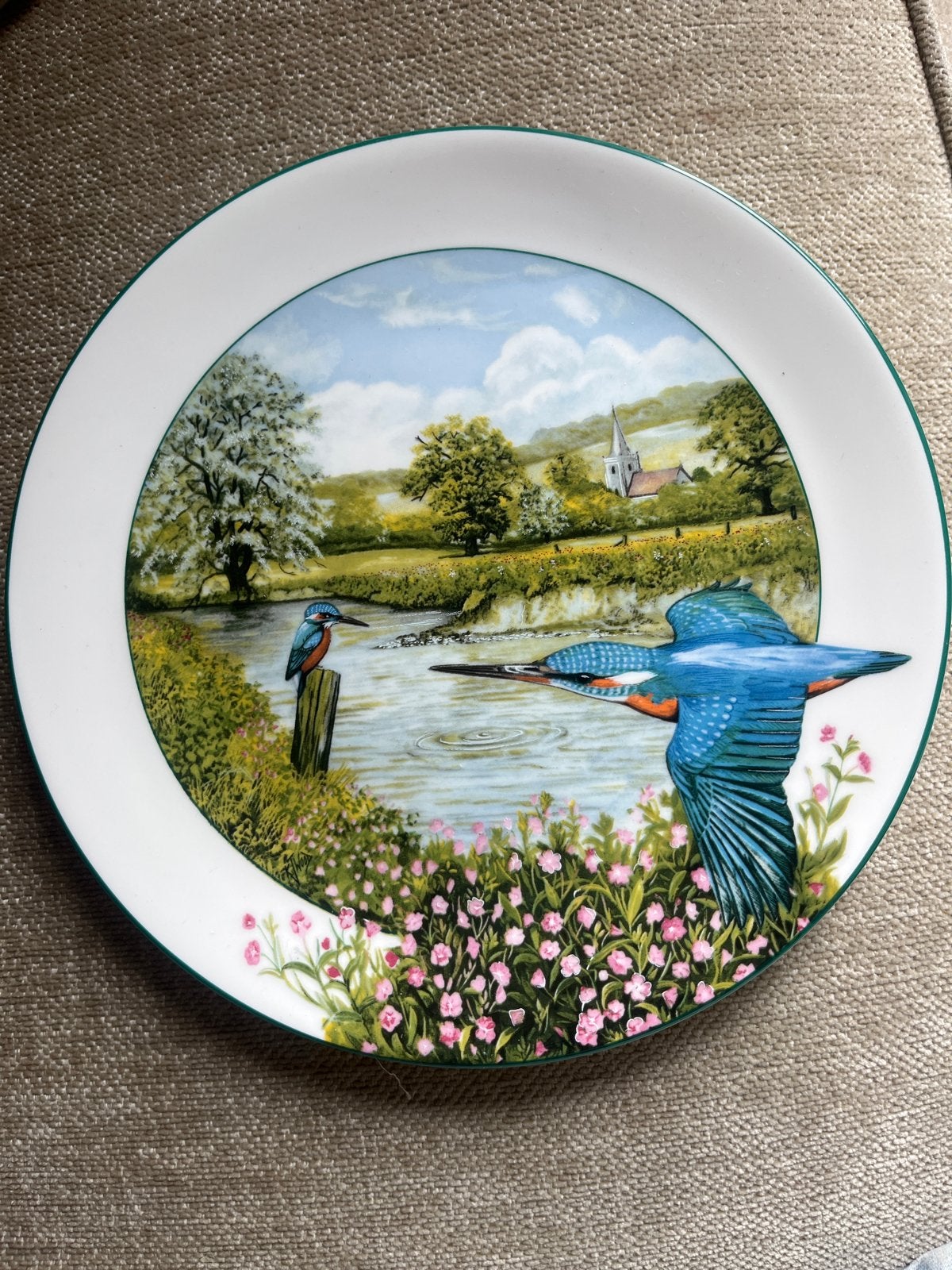 Decoratief bord, Ophalen