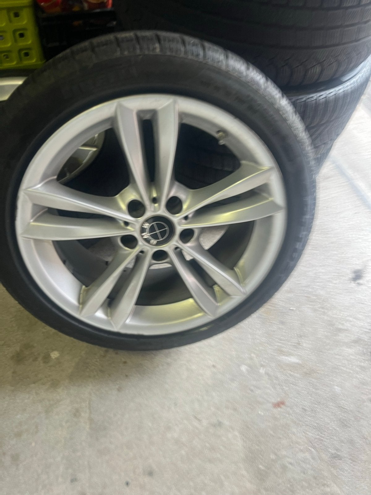 BMW 18 inch velgen met Pirelli Sottozero winterbanden, Ophalen, 18 inch, Gebruikt, Banden en Velgen