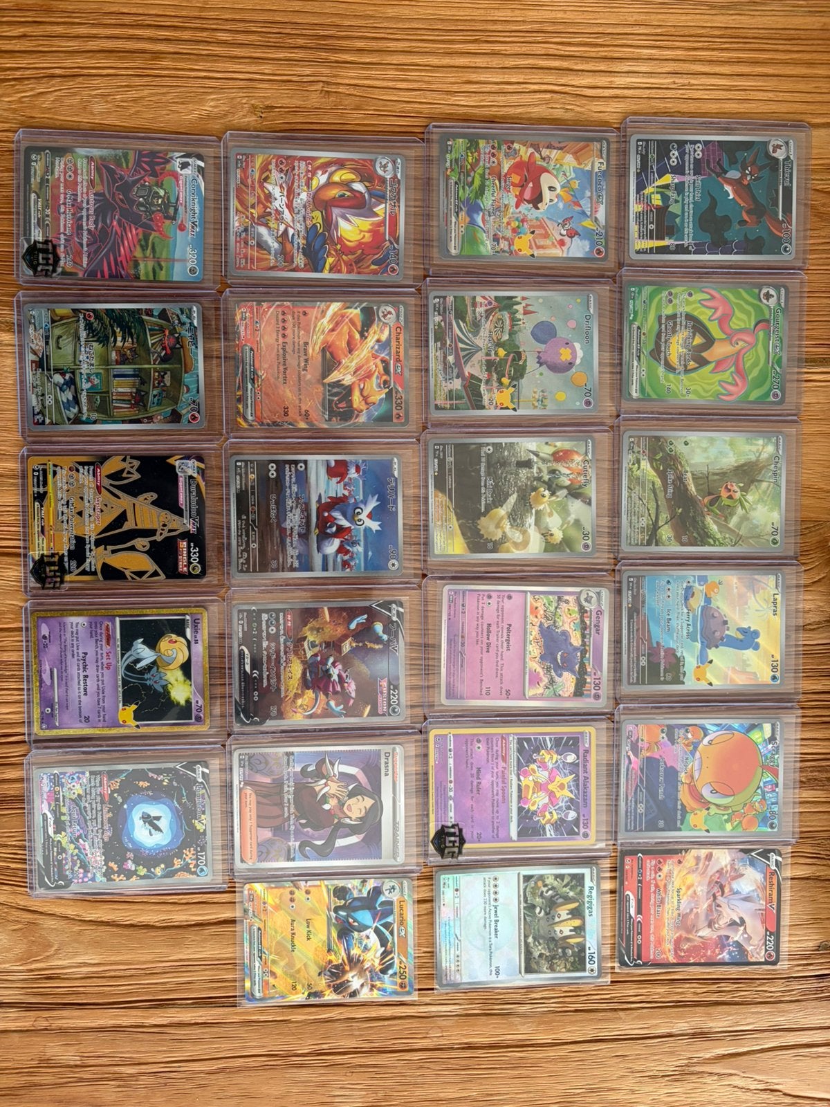 Pokémon collectie: toploaders, PSA 10 Meditite, binder vol