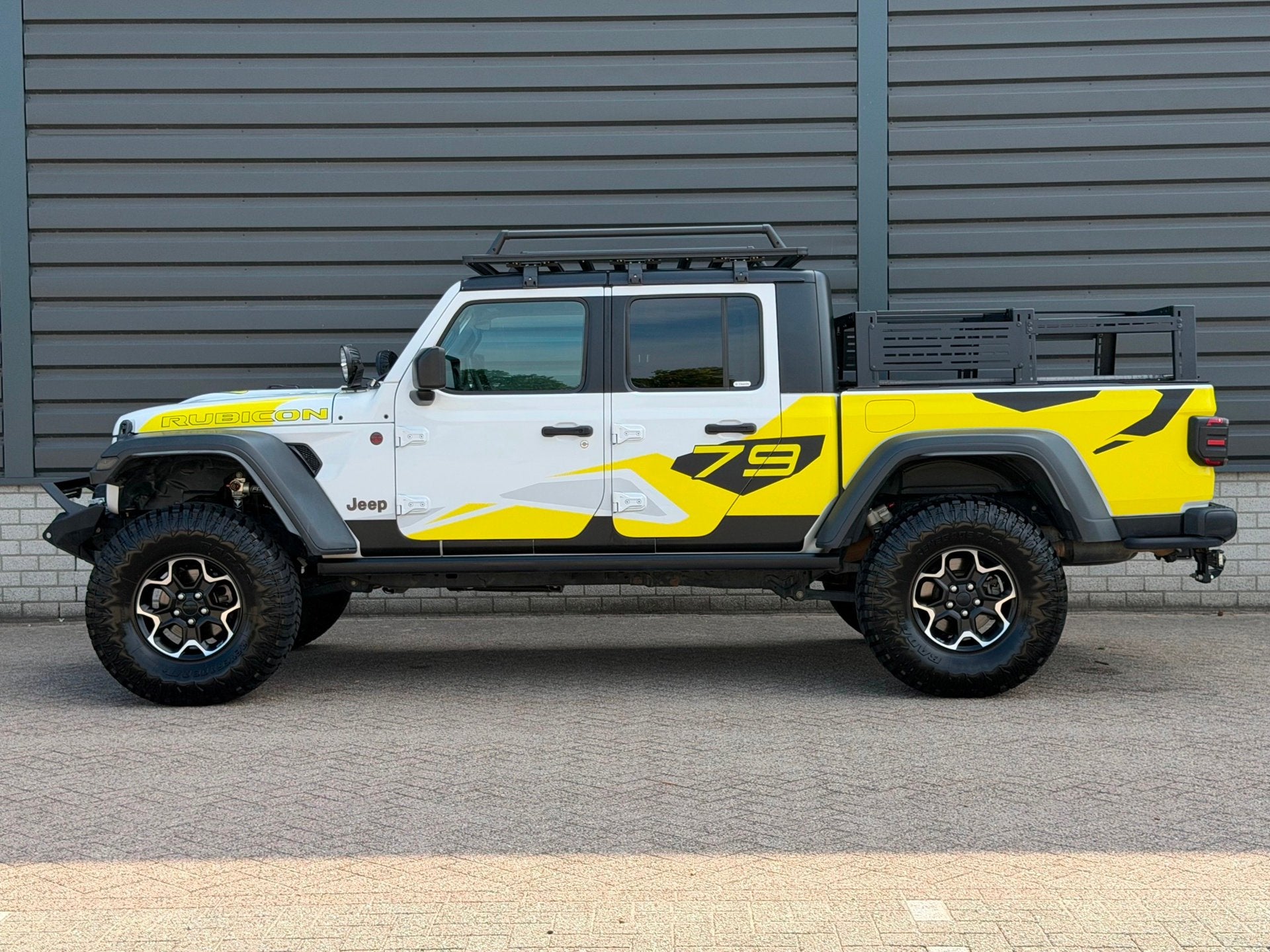 Jeep GLADIATOR TRAIL RATED RUBICON OFFROAD 3.6 V6 GIJS KENTE, Auto's, Gebruikt, Wit, Bedrijf, Vierwielaandrijving