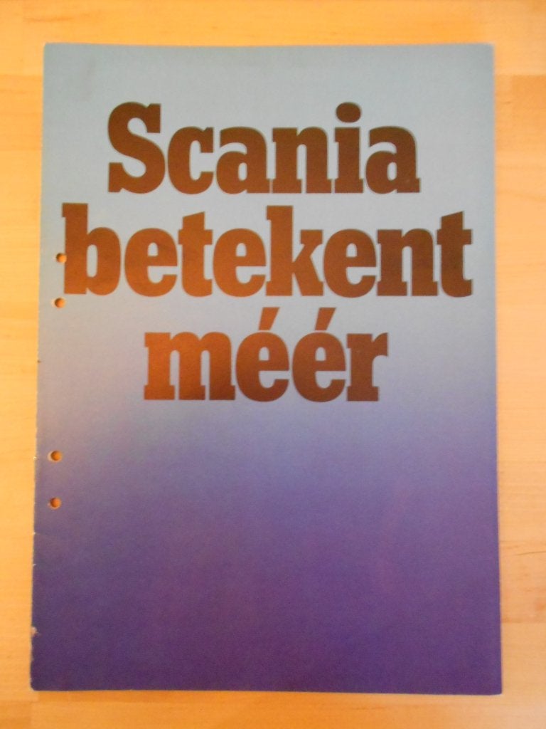 Scania Brochure 1979 – 146 141 111 86 81 - NL, Ophalen of Verzenden, Zo goed als nieuw, Overige merken, Scania