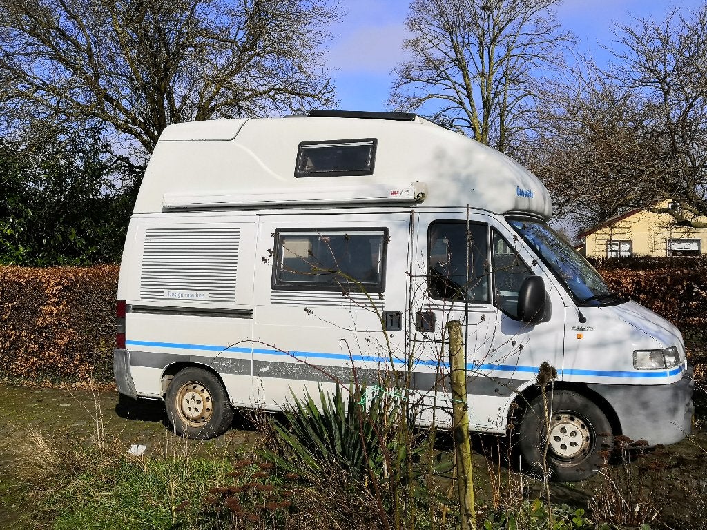 camper Fiat Concorde Compact met hefbed, Chemisch toilet, Buscamper of Camperbus, Ringverwarming, Fiat
