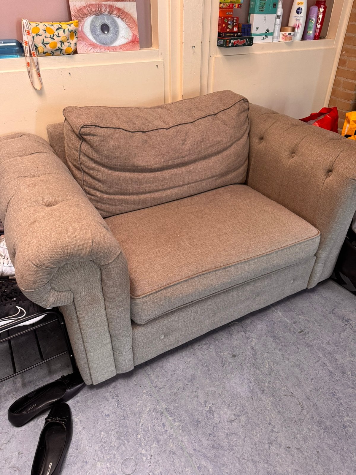 Loveseat, Ophalen, Tweepersoons, 75 tot 100 cm, Zo goed als nieuw