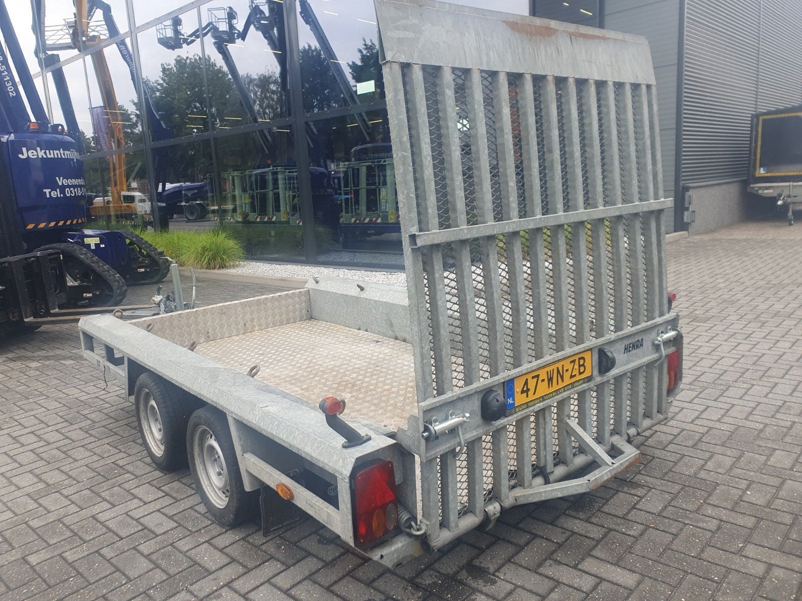 henra oprijwagen 3x160 3500KG  lange klep 3750ex, Auto diversen, Ophalen of Verzenden