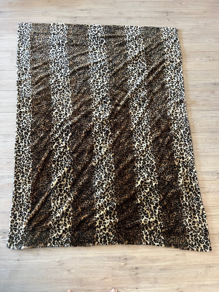 Woondeken/plaid in panterprint, Ophalen of Verzenden, Meerkleurig, Wasbaar, Polyester