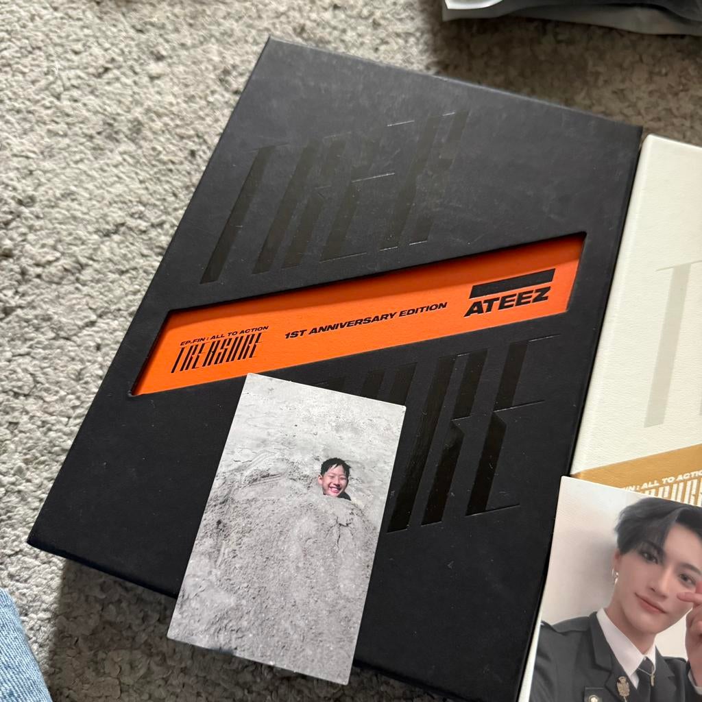 Ateez Treasure Ep Fin Anniversary version kpop, Verzamelen, Ophalen of Verzenden, Zo goed als nieuw
