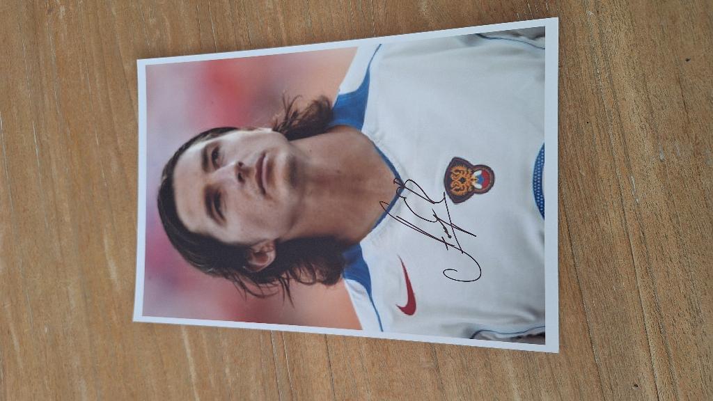 Foto 20x30 cm met handtekening; Evgeni Aldonin # CSKA, Ophalen of Verzenden, Nieuw, Buitenlandse clubs, Overige typen