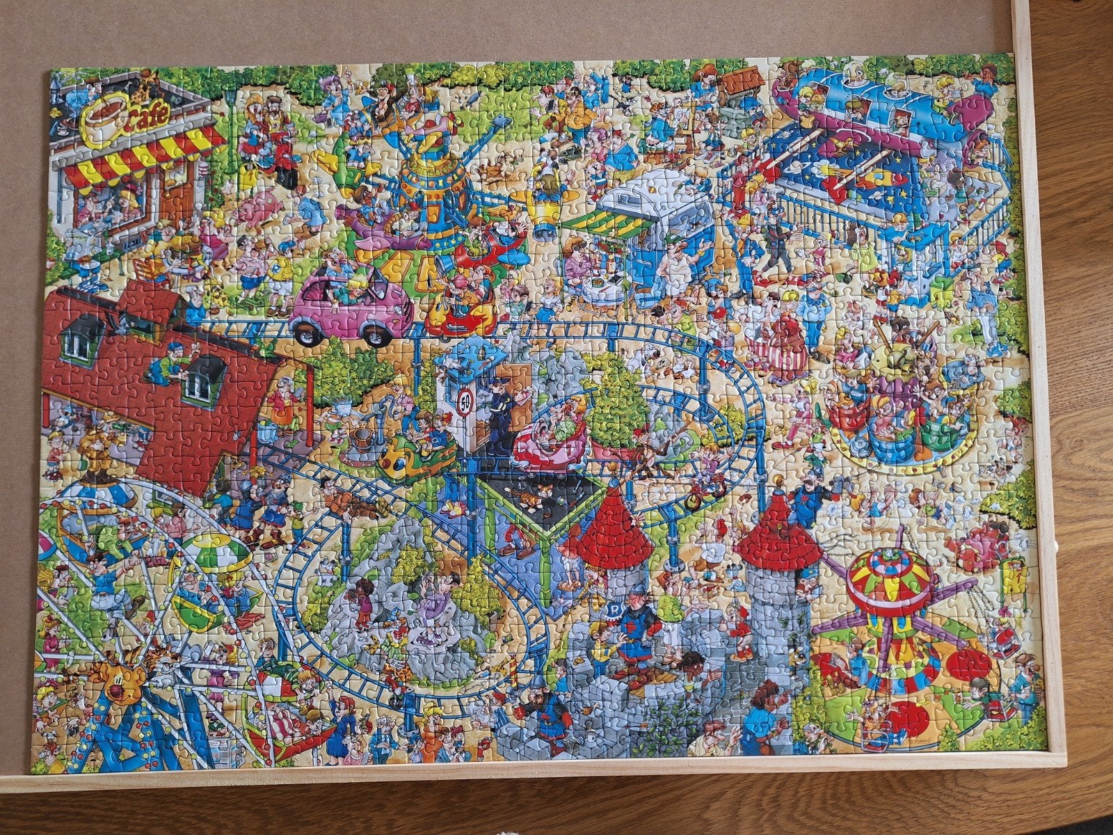 puzzel Ravensburger Hollyday resort 4, Ophalen of Verzenden, 500 t/m 1500 stukjes, Zo goed als nieuw