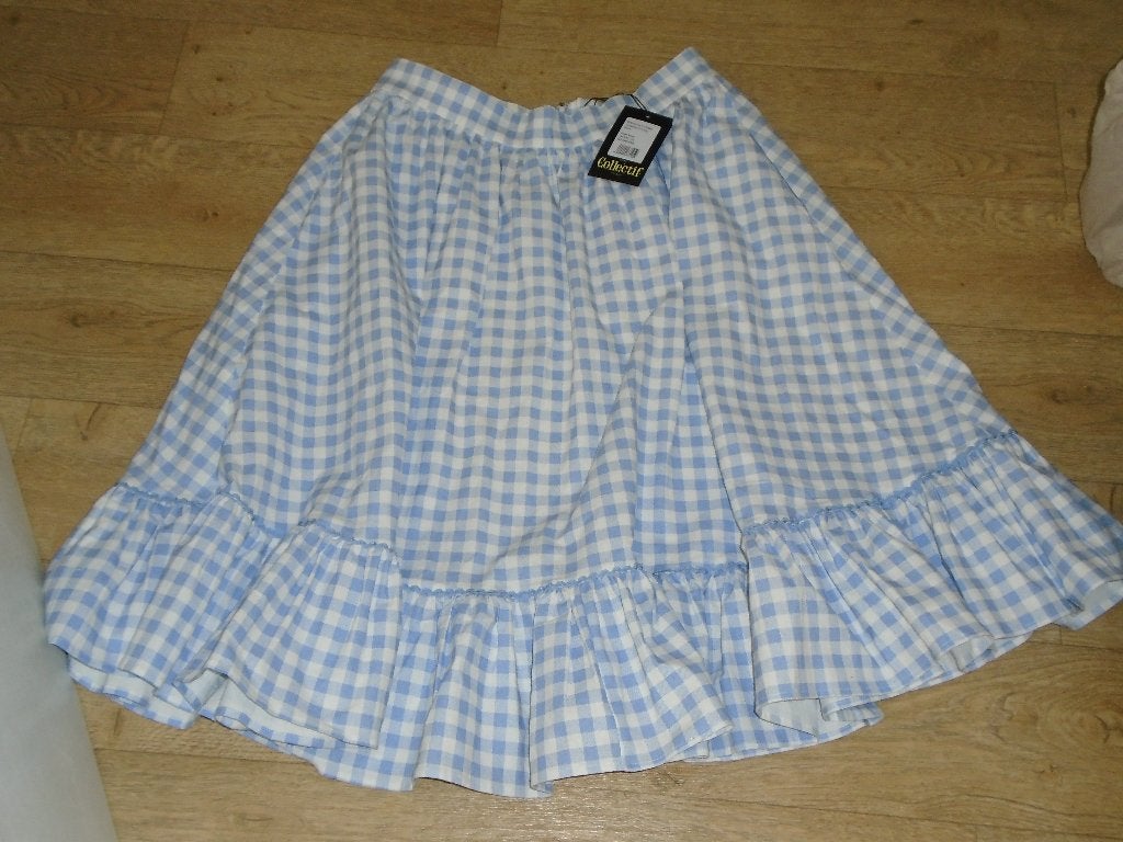 COLLECTIF rok maat 44 NIEUW + kaartje, Blauw, Maat 42/44 (L), Nieuw, Ophalen of Verzenden