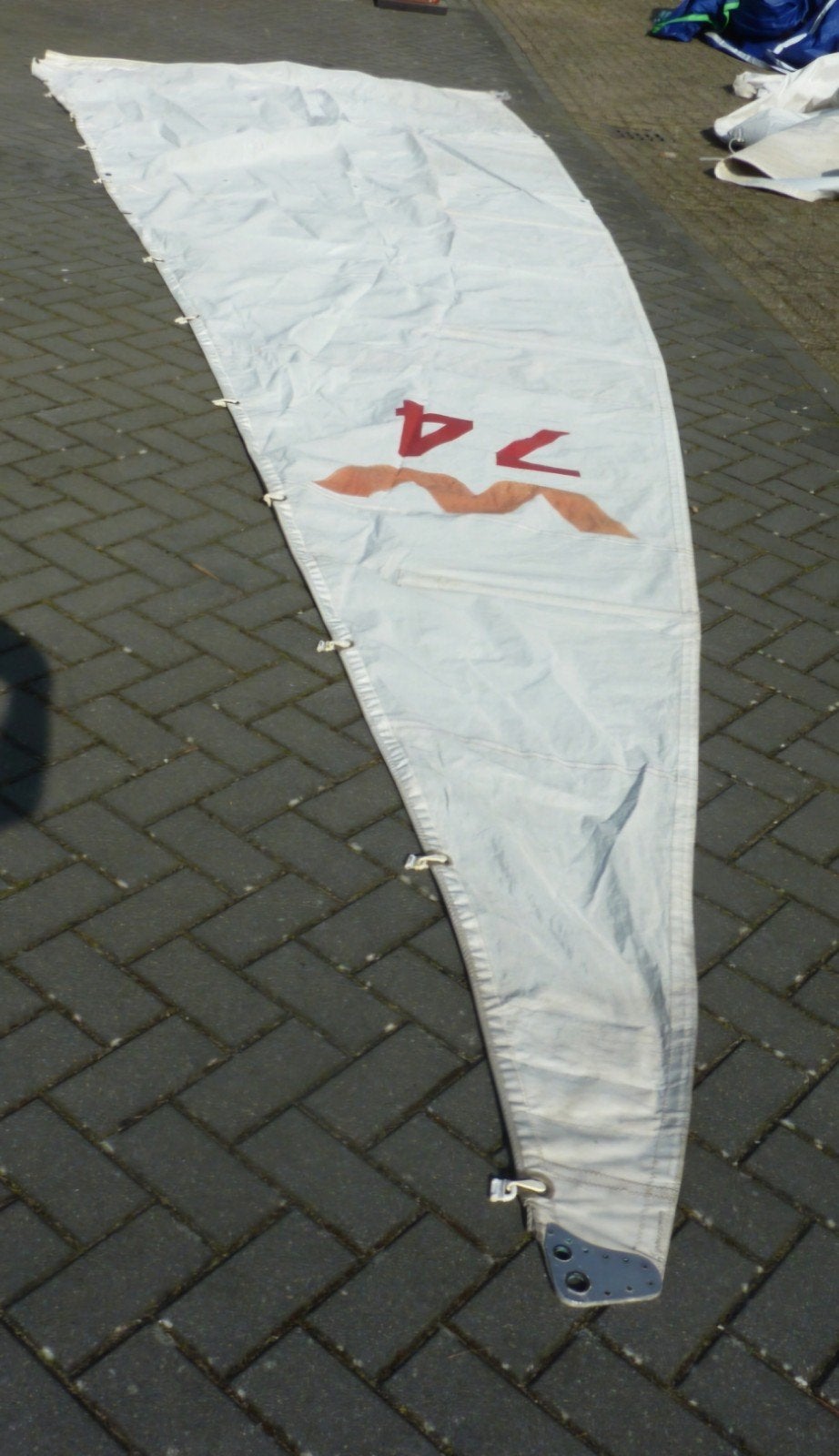 Netjes Waarschip Grootzeil. AL:8.1 OL:2.7 VL: 7.5, Ophalen of Verzenden, Minder dan 15 m²