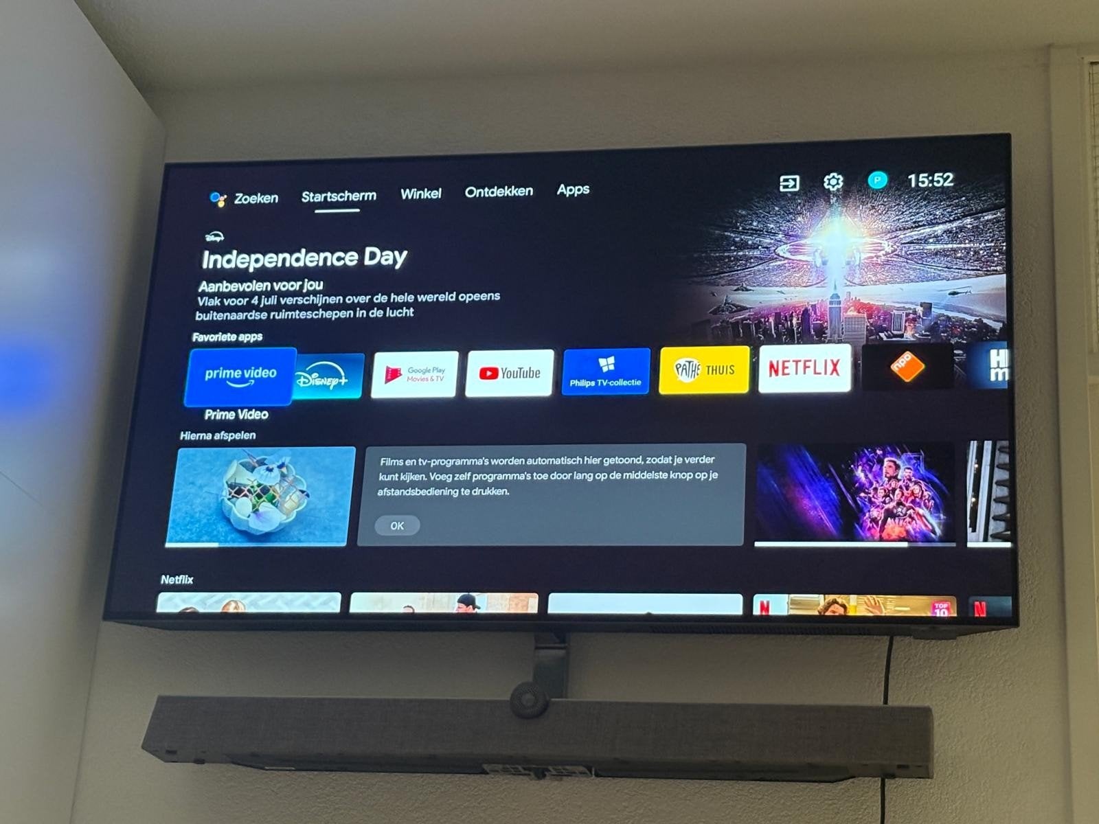 Philips 48OLED935/12, Ophalen, Philips, Gebruikt, 50 Hz