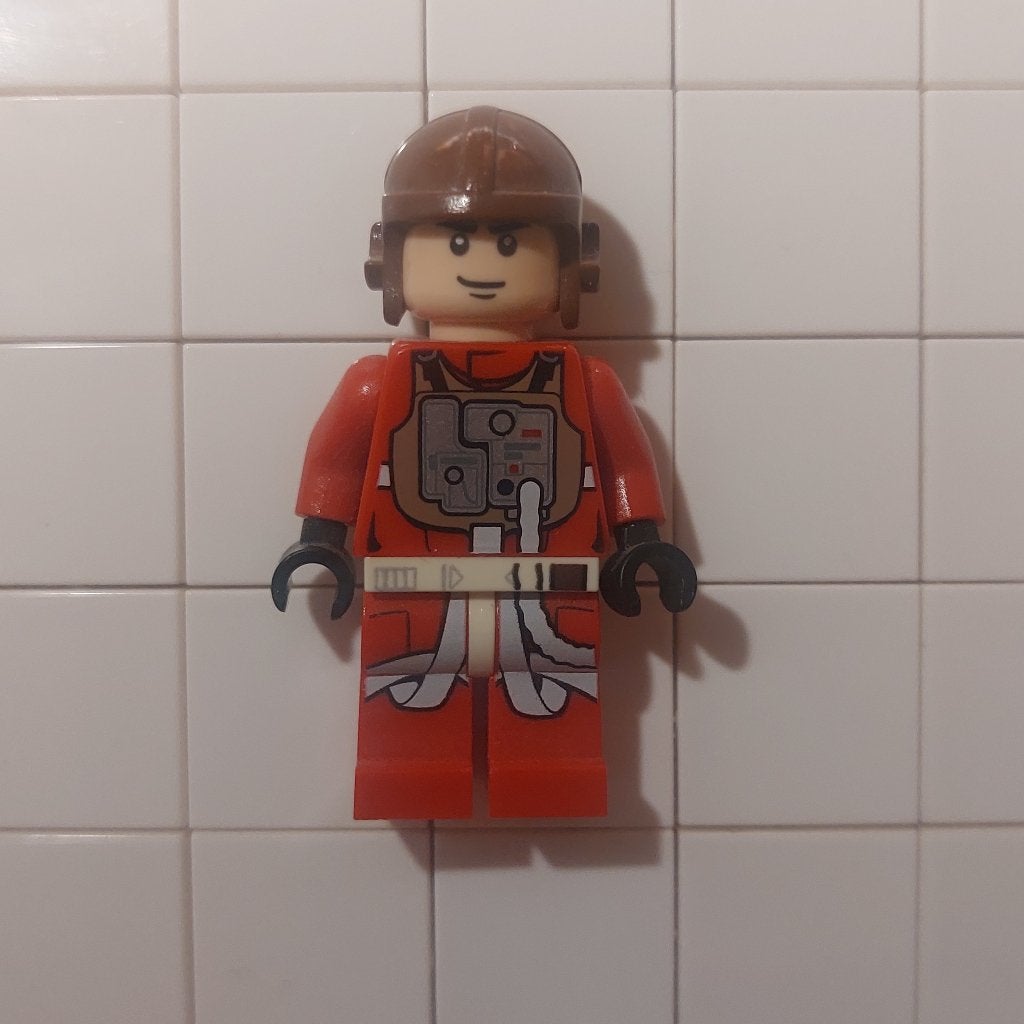 LEGO Star Wars Minifig - Rebel Pilot - sw0455, Kinderen en Baby's, Speelgoed | Duplo en Lego, Ophalen of Verzenden, Zo goed als nieuw