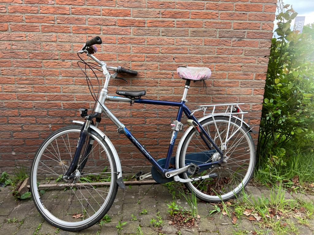 Raleigh herenfiets, Fietsen en Brommers, Fietsen | Heren | Herenfietsen, Ophalen, Gebruikt, Overige merken