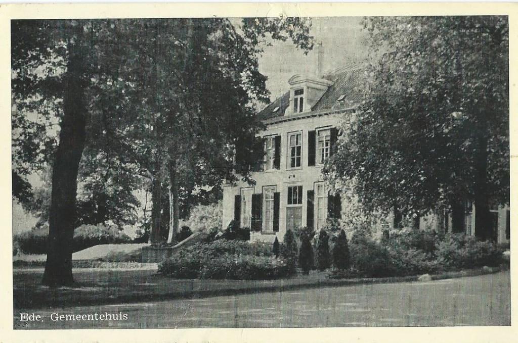 Ansichtkaart EDE  Gemeentehuis, Verzenden, 1960 tot 1980, Gelopen, Gelderland