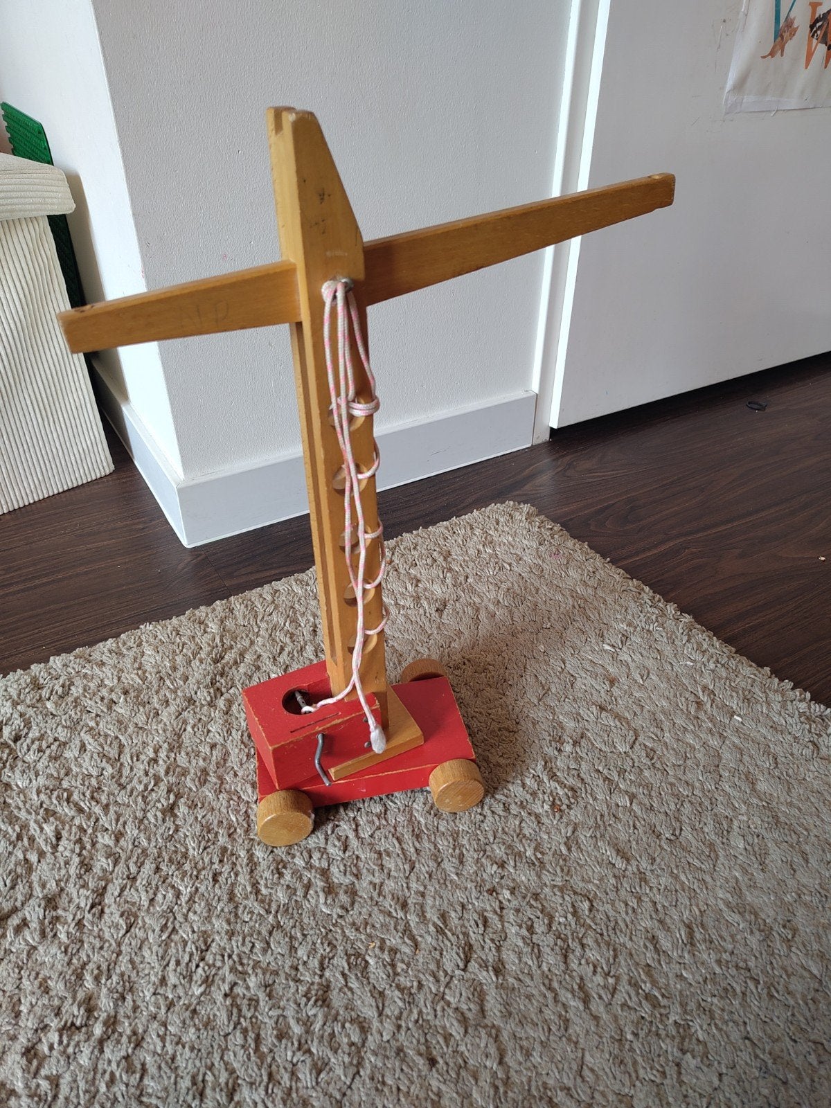Gratis houten hijskraan - opknapper, Ophalen of Verzenden