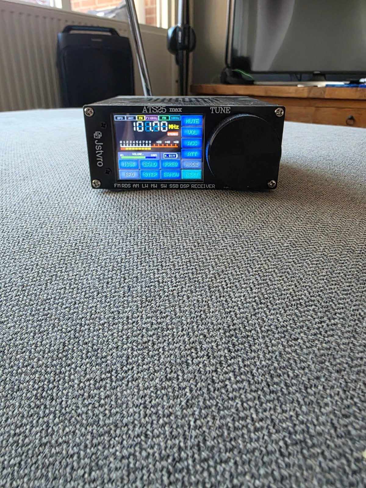 ATS-25max FM-AM-SSB DSP Ontvanger Wereldontvanger, Audio, Tv en Foto, Ophalen of Verzenden