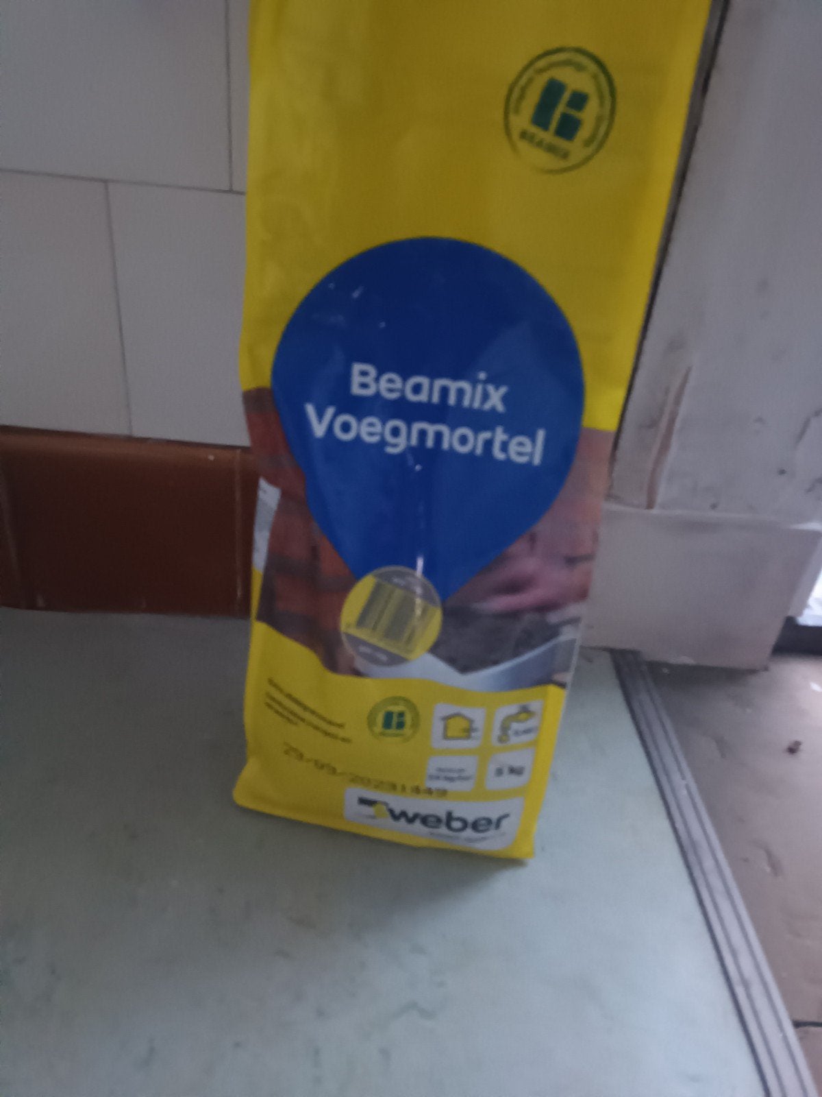 Voegmortel grijs 5 kg, Ophalen, Nieuw, Overige typen