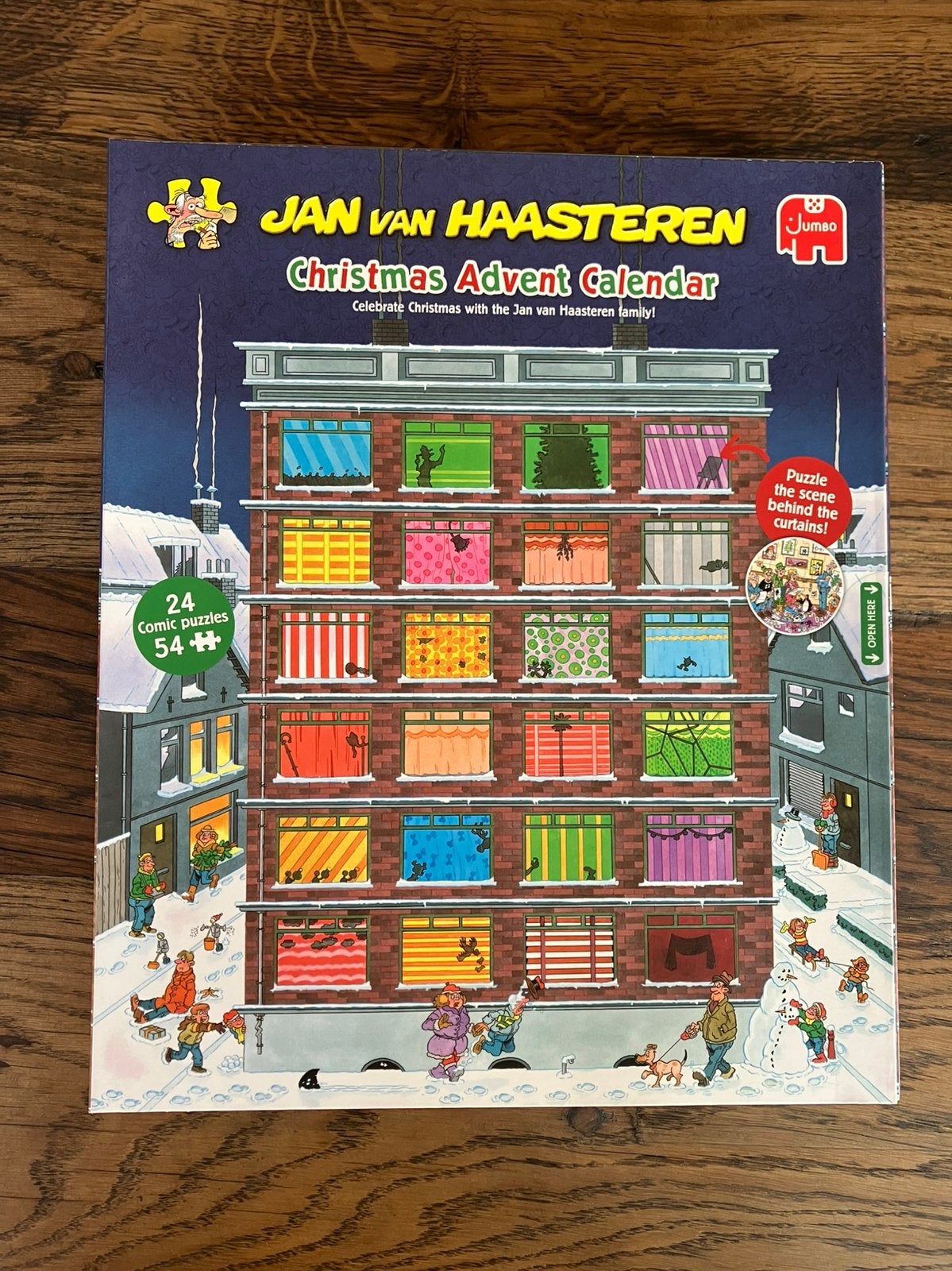 Jan van Haasteren Christmas Advent Calendar compleet, Ophalen, 500 t/m 1500 stukjes, Gebruikt, Legpuzzel