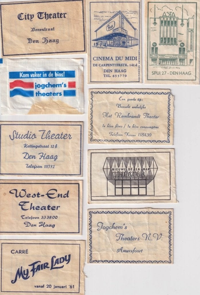 10x bioscoop, theater e.d., Ophalen of Verzenden, Nederland
