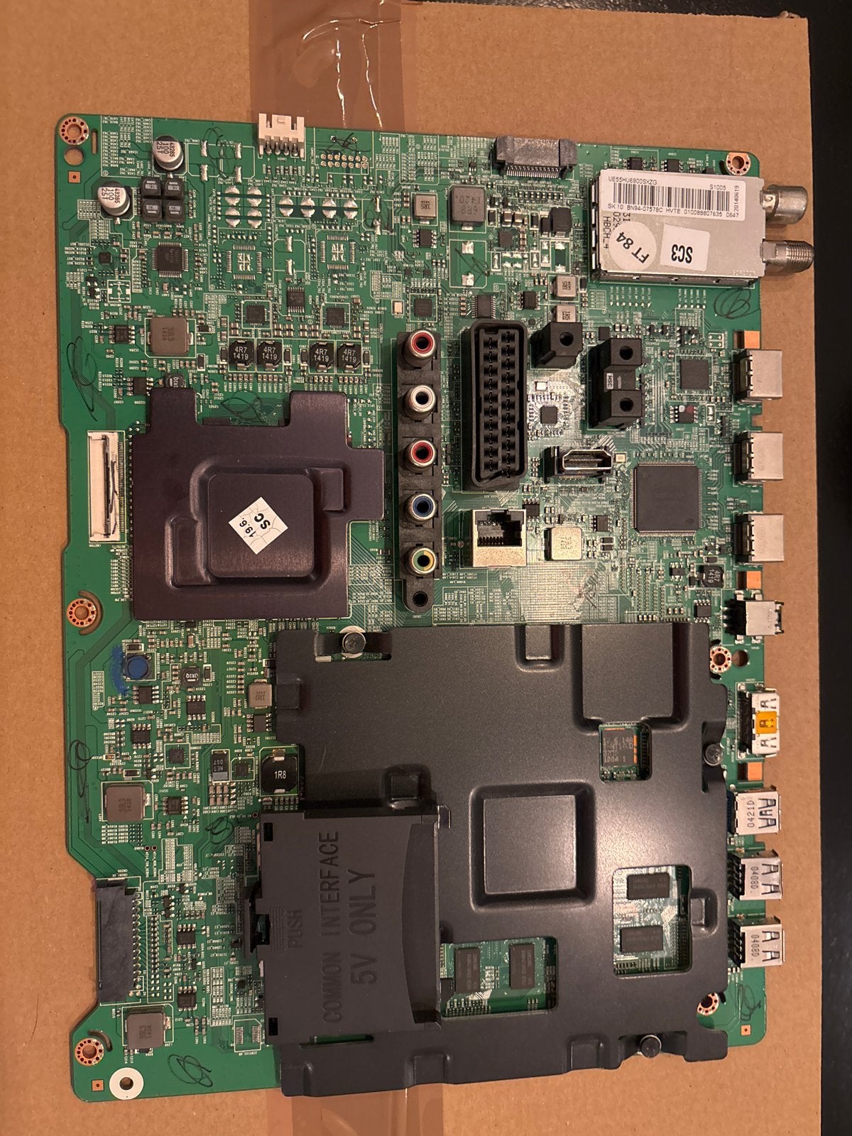 Samsung Moederbord & Voeding UE55HU6900 TV, Ophalen of Verzenden, Gebruikt