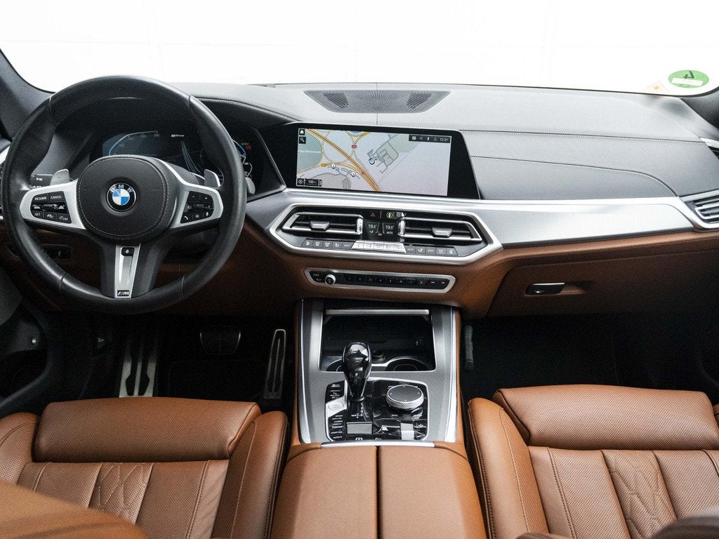 BMW X5 xDrive45e | M Sportpakket | High Executive | 22 inch, Auto's, BMW, Gebruikt, 394 pk, Met garantie (alle), Blauw