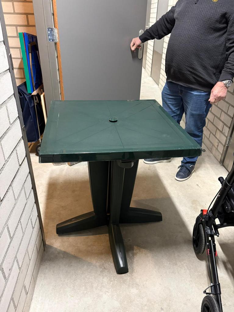 Tuinsetje, Tuin en Terras, Kunststof, Zo goed als nieuw, Tuinset, Eettafel