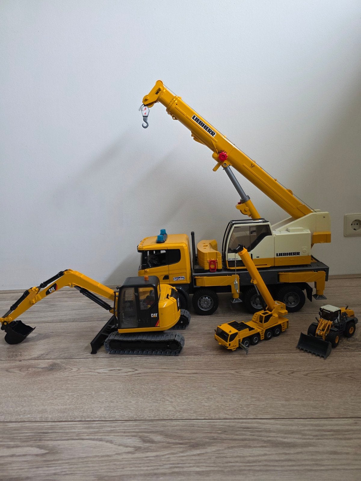 Auto kraanwagen shovel graafwagen wagen, Kinderen en Baby's, Ophalen, Overige typen