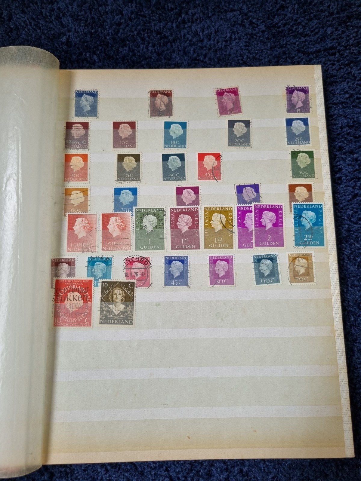 Postzegels Nederland en Liechtenstein, Postzegels en Munten, Ophalen of Verzenden, Na 1940, Gestempeld