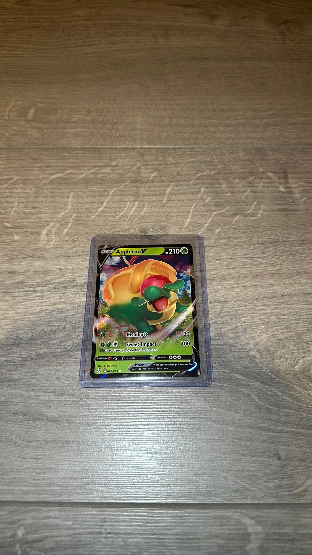 Appletun V 026/264, Hobby en Vrije tijd, Verzamelkaartspellen | Pokémon, Ophalen of Verzenden, Zo goed als nieuw