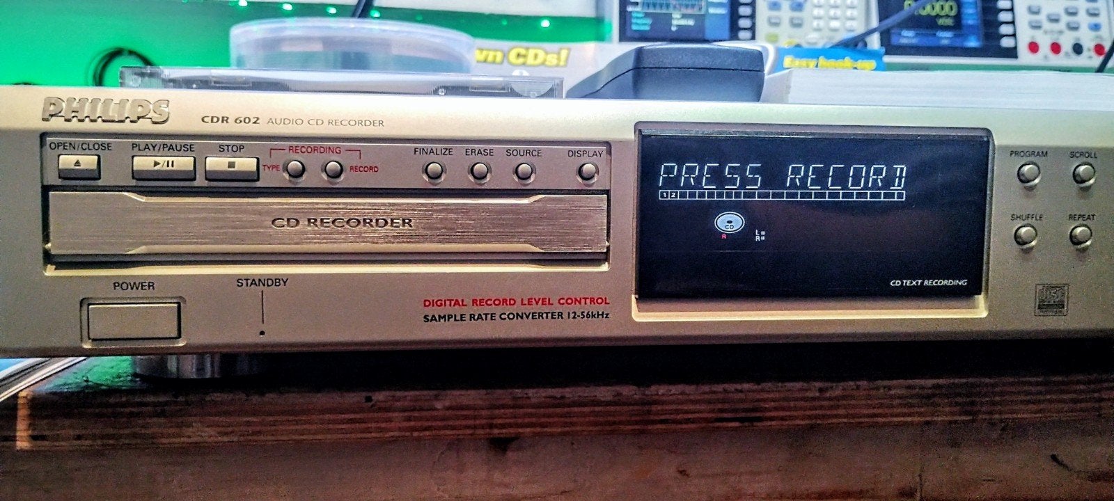 Philips CDR-602 in zeer complete en uitstekende staat, Ophalen, Zo goed als nieuw, Philips