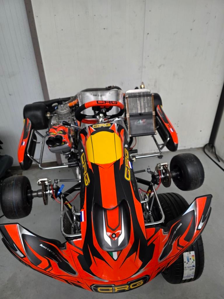 CRG KZ2 Schakel Kart – 6 Versnellingen – Incl. Trolley, Sport en Fitness, Karting, Ophalen of Verzenden, Gebruikt, Kart