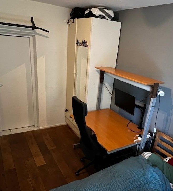 IKEA Jerker bureau met 2 planken, in prima staat, Ophalen, 90 cm, Gebruikt, 120 cm