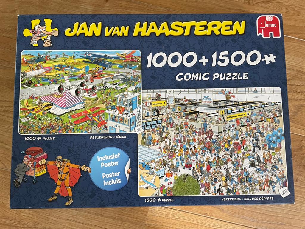 Jan van Haasteren, Ophalen, 500 t/m 1500 stukjes, Zo goed als nieuw