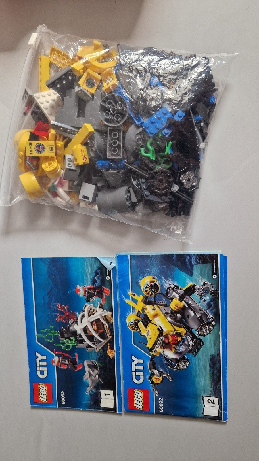 Lego 60092 diep zee boot, Ophalen of Verzenden, Zo goed als nieuw