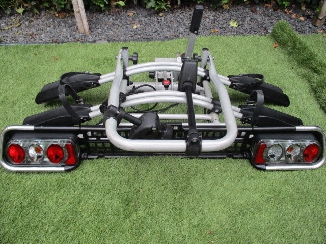 fietsendrager voor 2 elektrische fietsen Eufab, Auto diversen, Fietsendragers, Ophalen, Gebruikt, 2 fietsen, Trekhaakdrager
