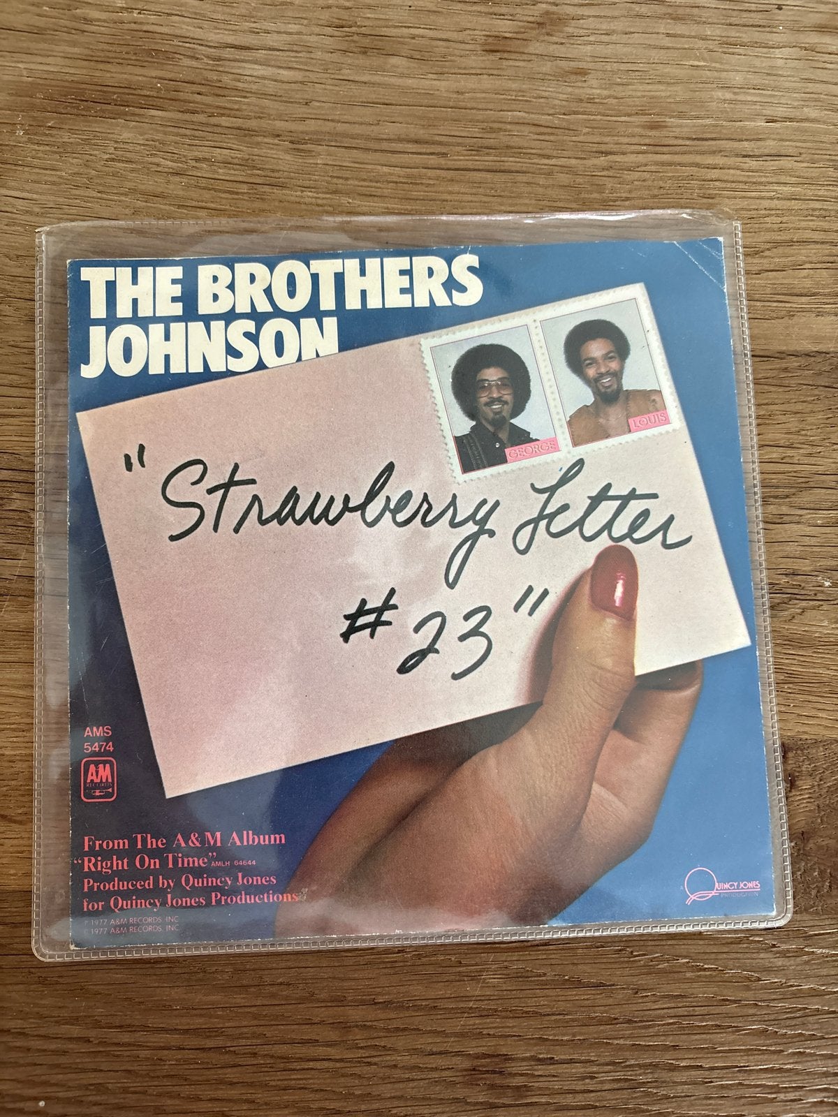 The Brothers Johnson - Strawberry Letter 23 (Vinyl Single), Gebruikt, 7 inch, EP, R&B en Soul