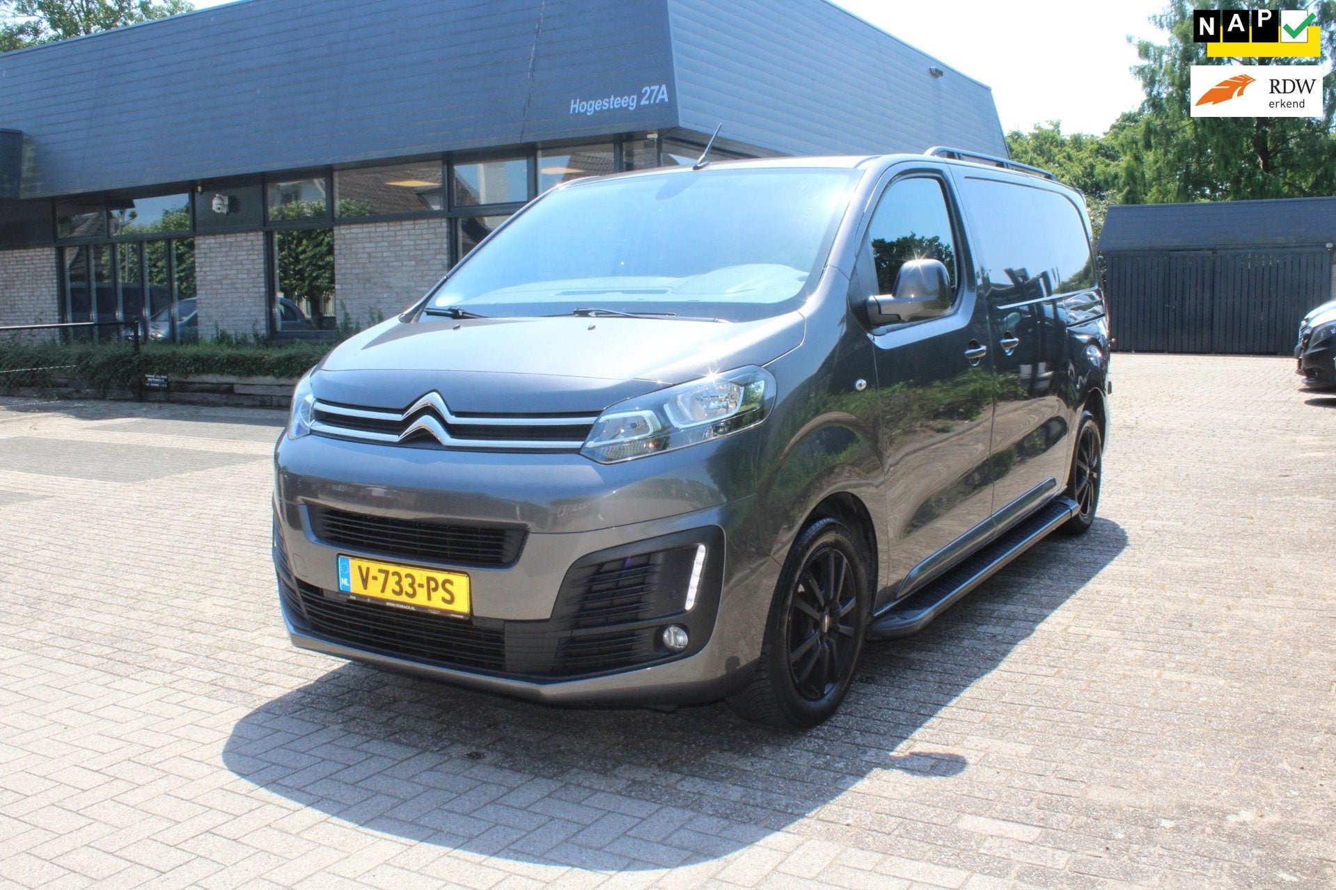 Citroen Jumpy 2.0 BlueHDI 120 Business M S&S 2 x schuifdeur, Auto's, Bestelauto's, Bedrijf, Te koop, ABS, Achteruitrijcamera, Adaptive Cruise Control