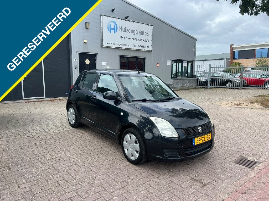 Suzuki Swift 1.3 Comfort|5 DRS| EXPORT!| BJ:2008 (bj 2008), Auto's, Stof, Zwart, 400 kg, Origineel Nederlands