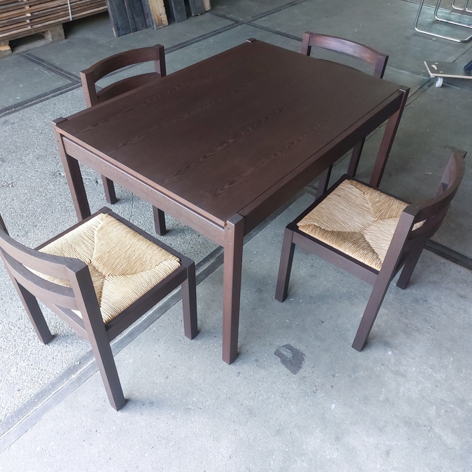 mooie pastoe eetkamerset vintage design (japandi), Huis en Inrichting, Ophalen, Gebruikt, Vintage pastoe, 4 tot 6 stoelen