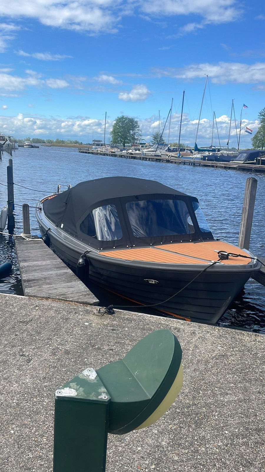Prachtige Polar 22 spitsgatter sloep!, Watersport en Boten, Ophalen, Polyester, Diesel, Buiskap