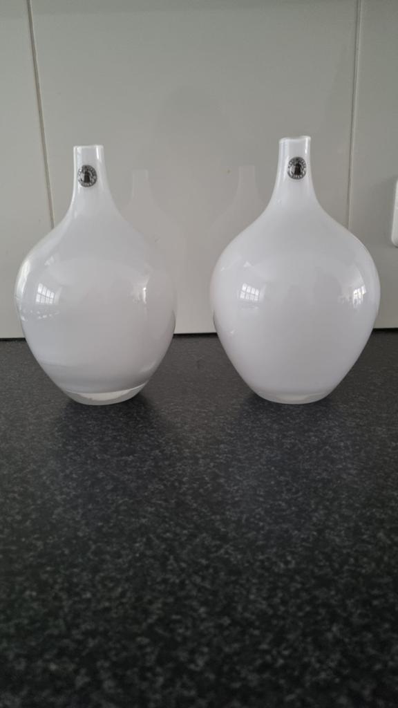Ikea vintage Salong vaasjes ontwerper Johanna Jelinek, Overige kleuren, Handgemaakt, Ophalen of Verzenden, Glas