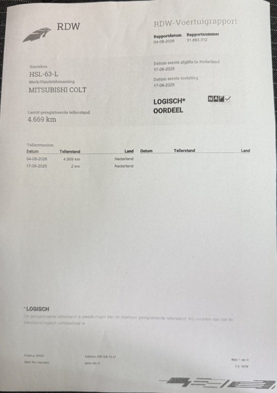 Foto 23 van Mitsubishi Colt 1.6 HEV Instyle 8 Jaar Fabriek Garantie