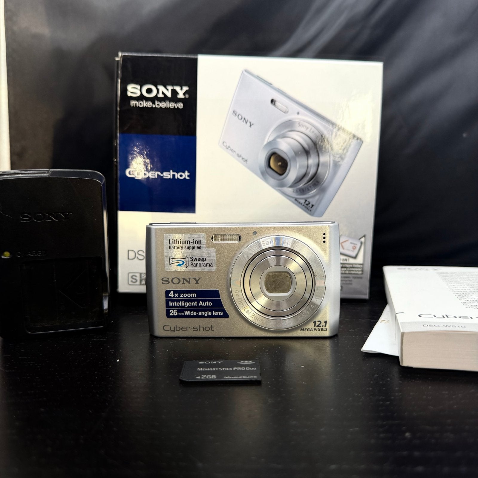 Sony Cyber-shot DSC-W510 Compactcamera - Zeer goede staat, Ingebouwde flitser, Sv, 12 megapixels, Ophalen of Verzenden