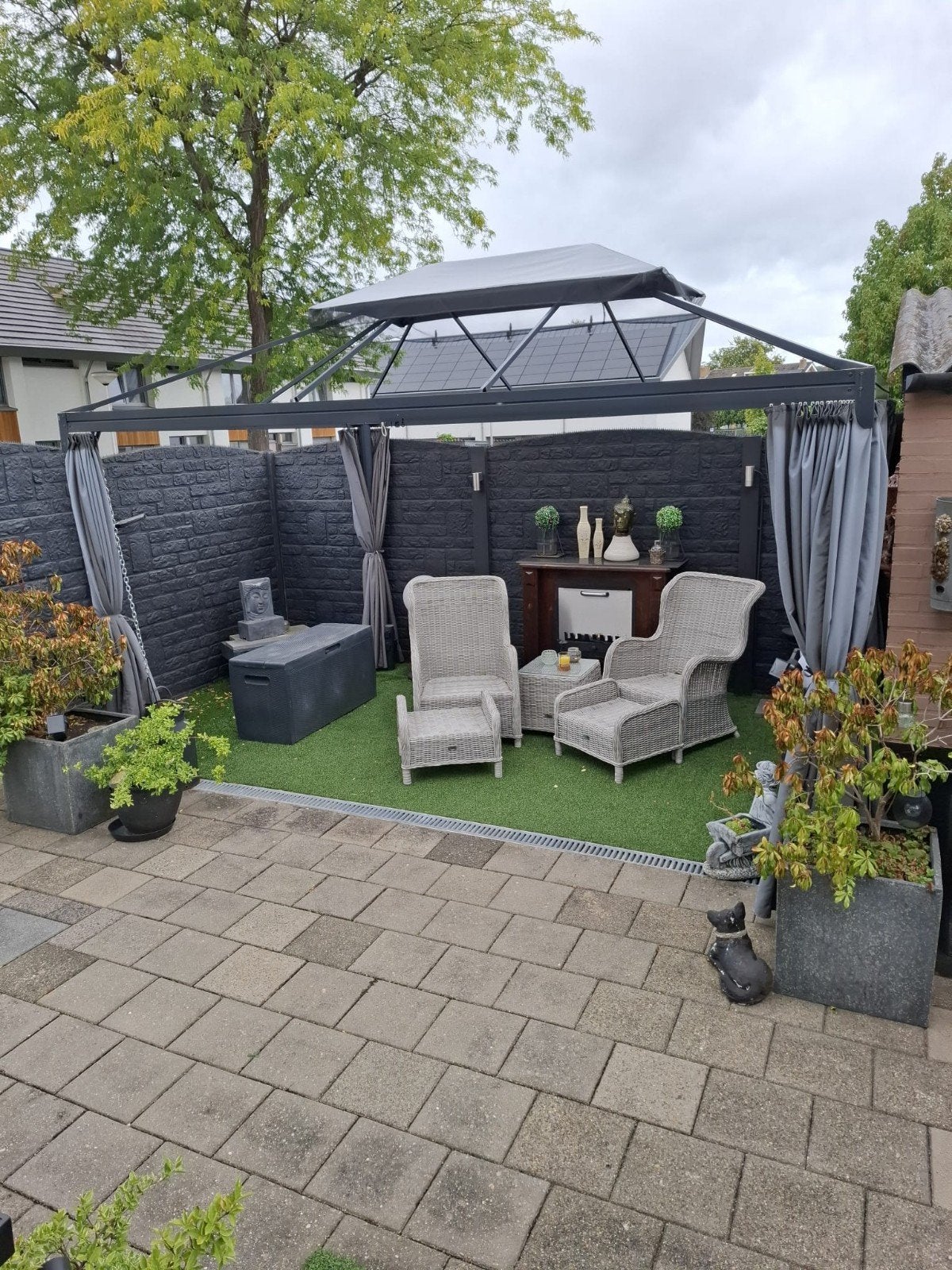 Tuinset z.g.a.n., Tuin en Terras, Ophalen, Zo goed als nieuw, Kunststof, 2 zitplaatsen