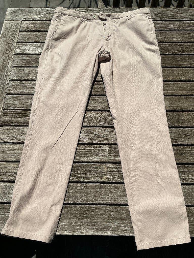 Beige pantalon van Pescarolo, maat 54, Kleding | Heren, Broeken en Pantalons, Verzenden, Zo goed als nieuw, Maat 52/54 (L), Beige